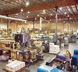 Industrial plant floor maintained by Patriot USA