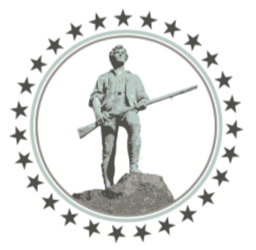 Patriot USA minuteman emblem